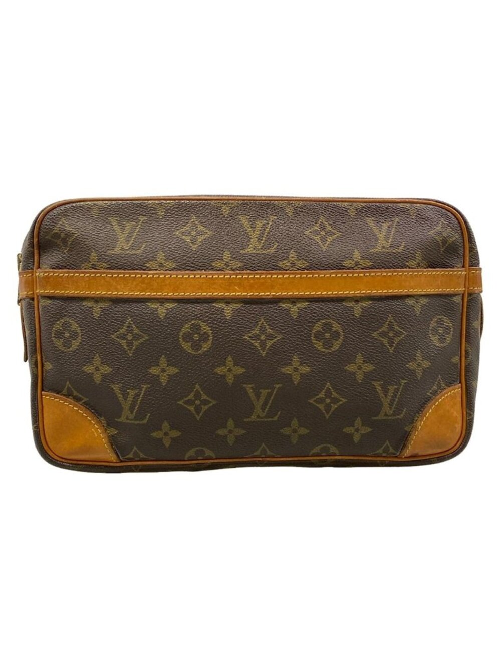 Louis Vuitton 28 Dark Brown Inner Pocket Handbag